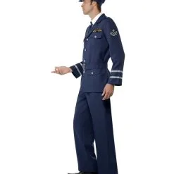 Vierziger Jahre Soldaten Kostüm -Karnevalskostüme Herren Verkäufe 40s airforce soldaten kostuem uniform kostuem vierziger jahre soldaten kostuem seitenansicht 23181