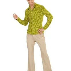 Hippes 70´s Hemd Wallpaper -Karnevalskostüme Herren Verkäufe 70er jahre groovy hemd wallpaper hippie faschingskostuem 70s hippie shirt 29428 3