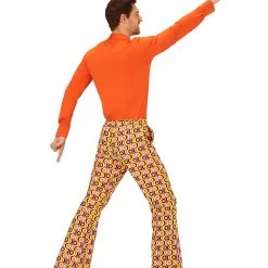 Gemusterte Schlaghose 70ies 9 Gemusterte Schlaghose 70ies -Karnevalskostüme Herren Verkäufe 70er jahre herren schlaghose discs 70s groovy style trousers schlagermove kostuem 29421 4