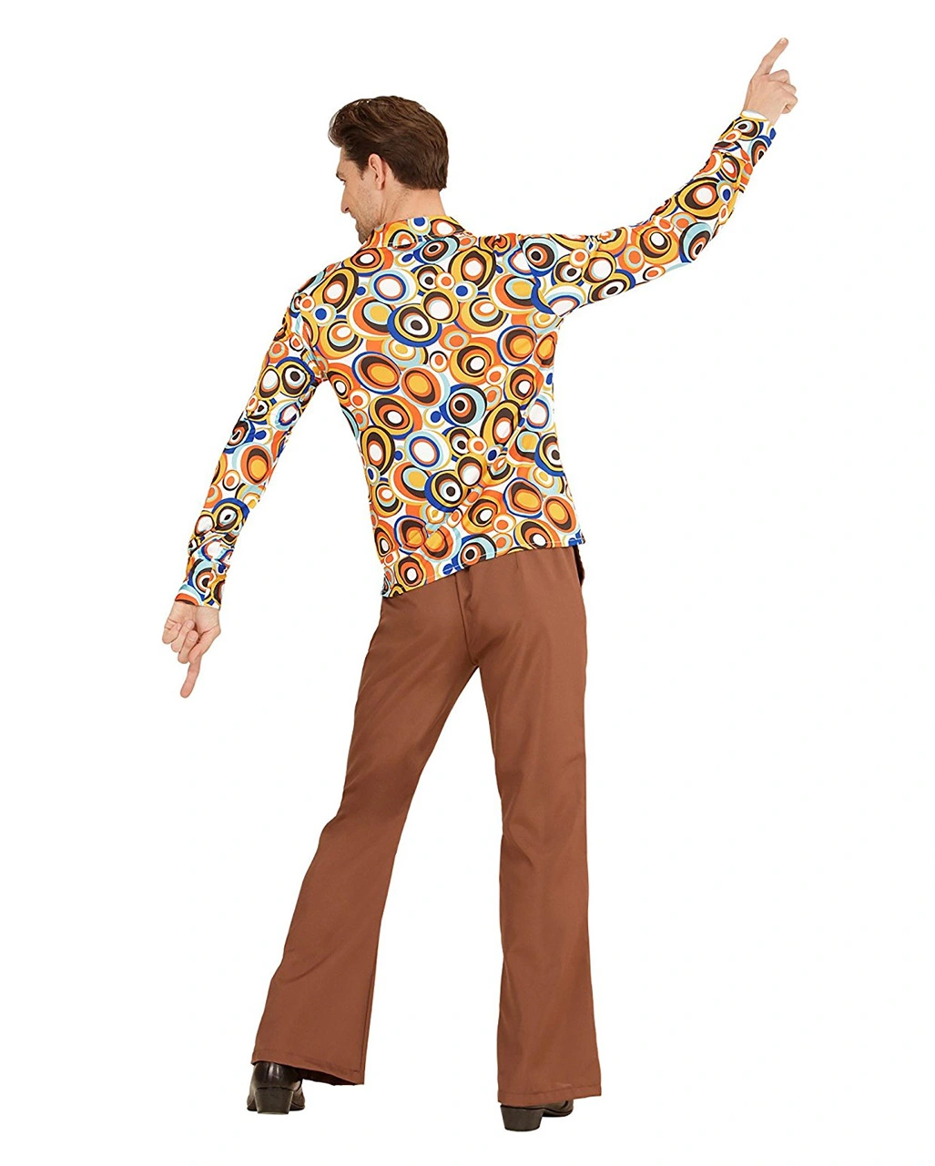 70er Jahre Kostüm Hemd Bubbles 5 70er Jahre Kostüm Hemd Bubbles – Bild 3