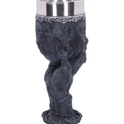 Baphomet Trinkkelch Mit Greifhand 10 Baphomet Trinkkelch Mit Greifhand -Karnevalskostüme Herren Verkäufe baphomet kelch mit greifender hand baphomets grasp goblet gothic deko 39511 04