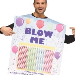 Blas Mir Einen Kostüm -Karnevalskostüme Herren Verkäufe blow me kostuem blas mir einen verkleidung jga kostuem lustiges faschings kostuem box of candles blow me costume 31287 3