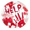 Blutige Halloween Pappteller Help 10 St.