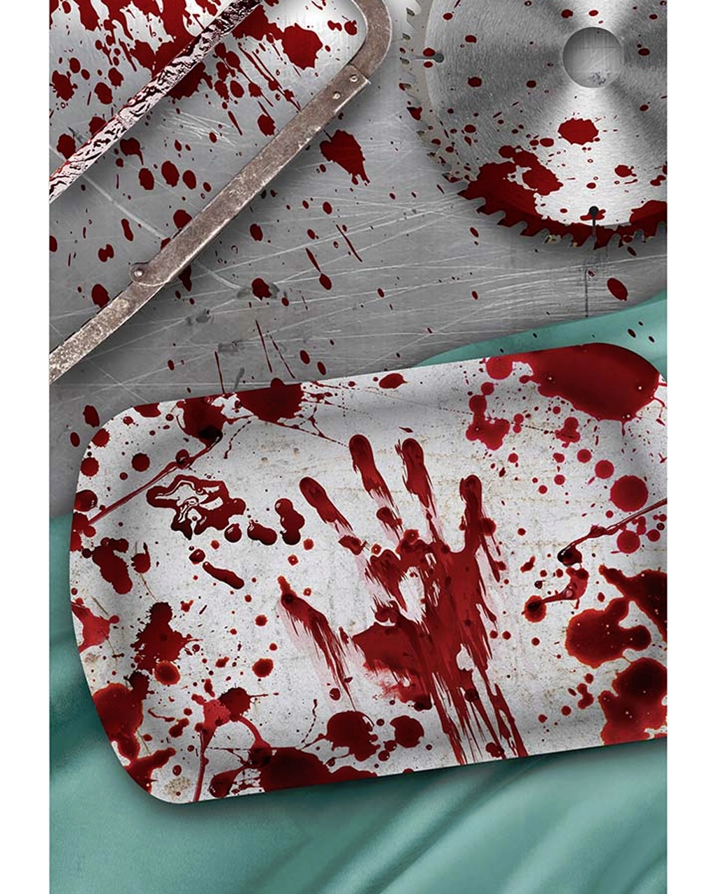 Party Tablett Halloween Blutbad 4 Party Tablett Halloween Blutbad – Bild 2