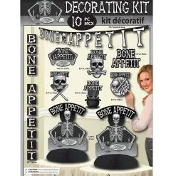 Bone Appetit Dekorations Set 10 Teilig