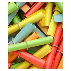 Bunte Lose Als Röllchen Treffer 50 Stück