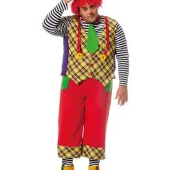 Herrenkostüm Clown Oleg -Karnevalskostüme Herren Verkäufe clown oleg herren kostuem lustiger faschingsclown verkleidung klassisches clown kostuem 36480 3
