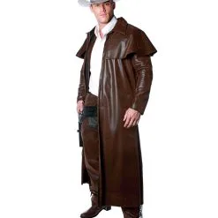 Western Kostüm Mantel Braun