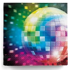 Disco Party Servietten 16 St.