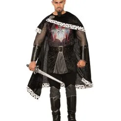 Böser König Kostüm Mit Cape Für Erwachsene