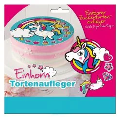 Einhorn Kuchenaufleger