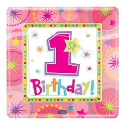 Pappteller 1. Geburtstag