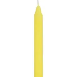 Gelbe "Erfolg" Hexenkerzen 12 St. -Karnevalskostüme Herren Verkäufe gelbe erfolg zauberkerzen yellow success spell candles wicca candles gothic deko 50679 02