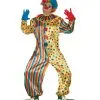 Gepunkteter Clown Jumpsuit 1 Gepunkteter Clown Jumpsuit -Karnevalskostüme Herren Verkäufe gelber clown jumpsuit mit punkten lustige zirkus verkleidung fuer karnevalspartys 25463