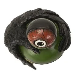 Giftflasche Mit Blutigem Augapfel & Krähe 20cm -Karnevalskostüme Herren Verkäufe giftflasche mit blutigem auge und schwarzem rabe poision bottle with bloody eyeball and raven gothic deko 54745 03