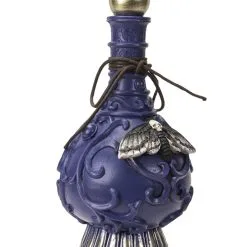 Giftflasche Mit Totenschädel Motte 23cm -Karnevalskostüme Herren Verkäufe giftflasche mit totenkopf motte poision bottle with skull moth halloween tischdekoration gothic deko 54736 03