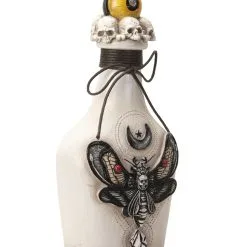Giftflasche Mit Totenkopf Motte & Auge 25cm -Karnevalskostüme Herren Verkäufe giftflasche mit totenkopf schwaermer und augapfel poision bottle with skull moth and eyeball 54747 04