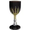 Skeletthand Weinglas Schwarz 1 Skeletthand Weinglas Schwarz -Karnevalskostüme Herren Verkäufe gothic weinglas mit skeletthand und totenkoepfen schwarz gold gothic wineglass with skeleton hand und skulls black and gold