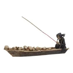 Sensenmann Mit Fähre Räucherstäbchenhalter 10 Sensenmann Mit Fähre Räucherstäbchenhalter -Karnevalskostüme Herren Verkäufe grim reaper faehrmann raeucherstaebchenhalter grim reaper ferryman insence holder gothic deko 39254 03