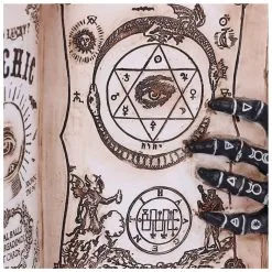 Hellseher Zauberbuch Deko 25,8cm -Karnevalskostüme Herren Verkäufe grimoire hexenbuch deko psychic compendium deco halloween tischdekoration 51062 06