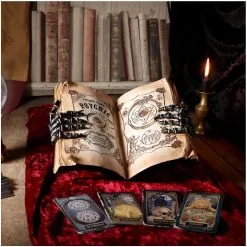 Hellseher Zauberbuch Deko 25,8cm -Karnevalskostüme Herren Verkäufe grimoire hexenbuch deko psychic compendium deco halloween tischdekoration 51062 07