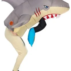 Hai-Attacke Aufblaskostüm -Karnevalskostüme Herren Verkäufe hai alarm aufblaskostuem hai attacke aufblaskostuem hai attack blow up costume 39700 03