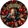 Horror Clown Zirkus Pappteller 6 St. -Karnevalskostüme Herren Verkäufe halloween horrorclown circus pappteller halloween horror clown circus paper plate horror zirkus dekoration 53170
