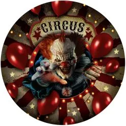 Horror Clown Zirkus Pappteller 6 St.