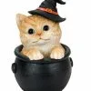 Halloween Katze Im Hexenkessel 15cm 1 Halloween Katze Im Hexenkessel 15cm -Karnevalskostüme Herren Verkäufe halloween kaetzchen in teetasse halloween tischdeko halloween und gothic dekoration 51342