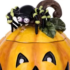 Keramik Keksdose Halloween Kürbis 24cm -Karnevalskostüme Herren Verkäufe halloween kuerbis keramik keksdose jack o lantern ceramic cookie jar halloween homeware und wohnaccessoires 54634 2