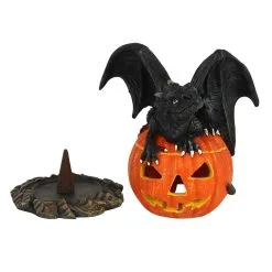 Jack O Lantern Kürbis Mit Drache Räucherkegelhalter 8 Jack O Lantern Kürbis Mit Drache Räucherkegelhalter -Karnevalskostüme Herren Verkäufe halloween kuerbis mit drachen raeucherkegelhalter halloween kuerbis teelichthalter trick or treat dragon cone burner 51679 03