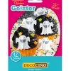 12 Oblaten Geister Für Halloween -Karnevalskostüme Herren Verkäufe halloween oblaten geister halloween trick or treat back dekoration muffin cupcake deko 36162
