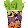 Halloween Pappbecher Mit Hexenmotiv 8 St.
