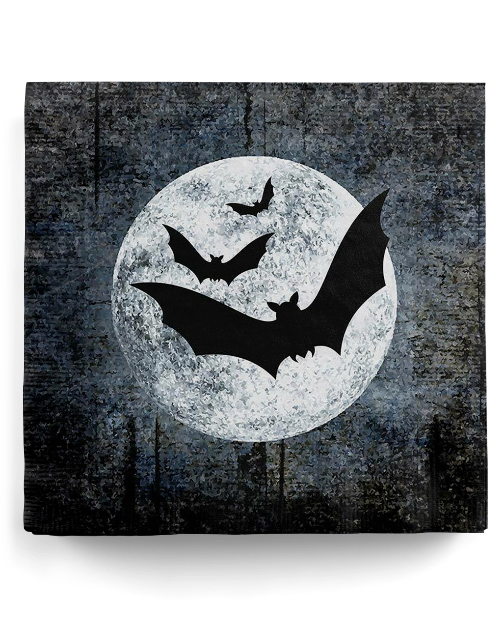 Halloween Servietten Mit Mond & Fledermäusen 20 St. 3 Halloween Servietten Mit Mond & Fledermäusen 20 St.