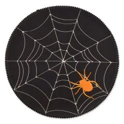 Halloween Platzdecke Mit Spinne & Spinnweben 38cm