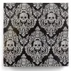Halloween Damast Stoffserviette Mit Totenköpfen -Karnevalskostüme Herren Verkäufe halloween stoffserviette friedhof damask muster halloween cloth napkin graveyard damask halloween tischdeko 53112 01