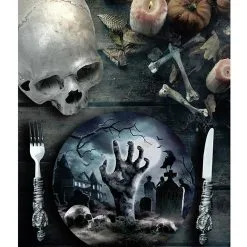Halloween Pappteller Zombie Friedhof 6 St. -Karnevalskostüme Herren Verkäufe halloween zombie friedhof pappteller halloween zombie graveyard paper plate halloween friedhof dekoration 53189 2