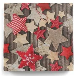 20 St. Sternenmotiv Papierservietten