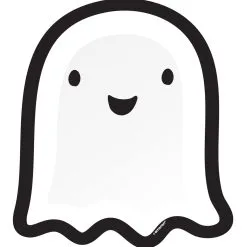 8 Gespenster Halloween Pappteller