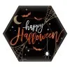 Happy Halloween Hexagon Pappteller 8 St. -Karnevalskostüme Herren Verkäufe happy halloween hexagon pappteller als partygeschirr happy halloween paper plates 38775 01