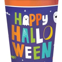 8 Happy Halloween Einwegbecher