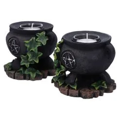 Hexenkessel Mit Efeu Kerzenhalter 2er Set 10 Hexenkessel Mit Efeu Kerzenhalter 2er Set -Karnevalskostüme Herren Verkäufe hexenkessel mit efeu teelichthalter 2er set witches cauldron with ivy candle holder halloween tischdeko 51064 02