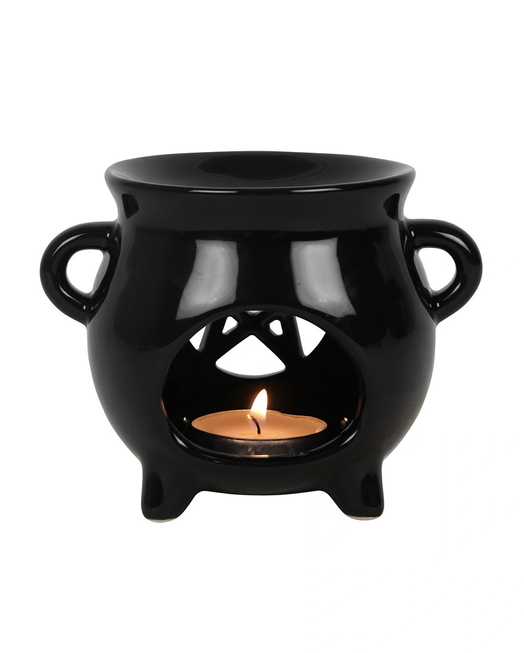 Pentagramm Hexenkessel Duftlampe 4 Pentagramm Hexenkessel Duftlampe – Bild 2