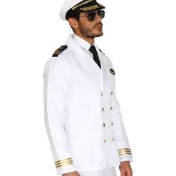 Kapitäns Jacket Für Herren -Karnevalskostüme Herren Verkäufe kapitaens jakett captians jacket berufskostuem berufsuniform 38512 04