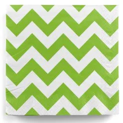 Zick-Zack Servietten Kiwi Grün 20 St.