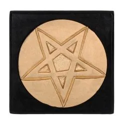 Kleiner Altar Tisch Mit Pentagramm -Karnevalskostüme Herren Verkäufe kleiner pentagramm altar tisch small altar table with pentagram wicca wohnaccessoire 50701 02