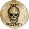 Happy Halloween Kunststoff Teller -Karnevalskostüme Herren Verkäufe kunststoff teller happy halloween skull halloween party buffet teller party tray happy halloween skull 35672 1