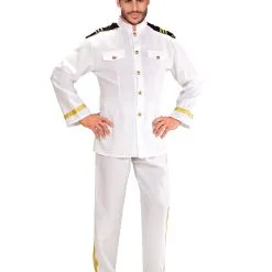 Marine Kapitän Kostüm -Karnevalskostüme Herren Verkäufe marine kapitaen kostuem matrosen kostuem seemanns kostuem bootskapitaen kostuem captain costume 15835 02