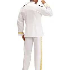 Marine Kapitän Kostüm -Karnevalskostüme Herren Verkäufe marine kapitaen kostuem matrosen kostuem seemanns kostuem bootskapitaen kostuem captain costume 15835 03