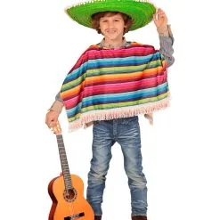 Mexikaner Poncho Kindergröße -Karnevalskostüme Herren Verkäufe mexikaner poncho kindergroesse mexican poncho child size westernkostuem 38529 02